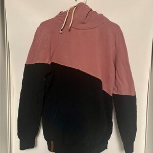 Ampersand Ave Singlehood Mauve & Black Hoodie